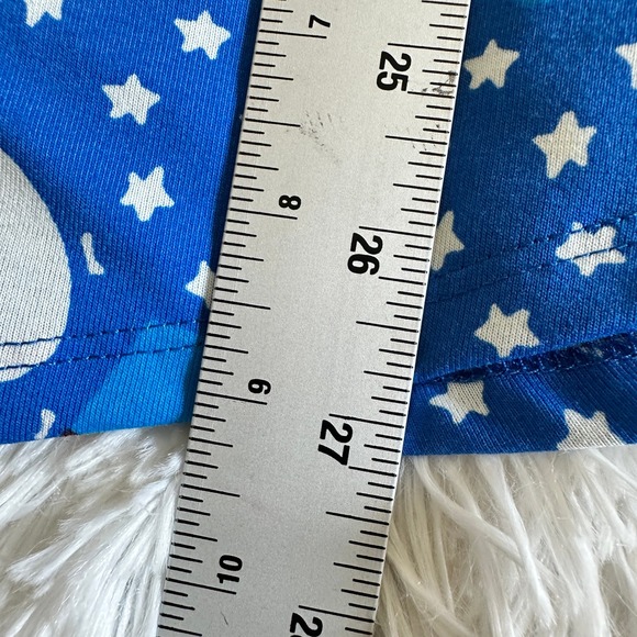 LuLaRoe Randy Baseball Tee Patriotic Popsicle Print Blue XS NWT Lightweight - Picture 11 of 11